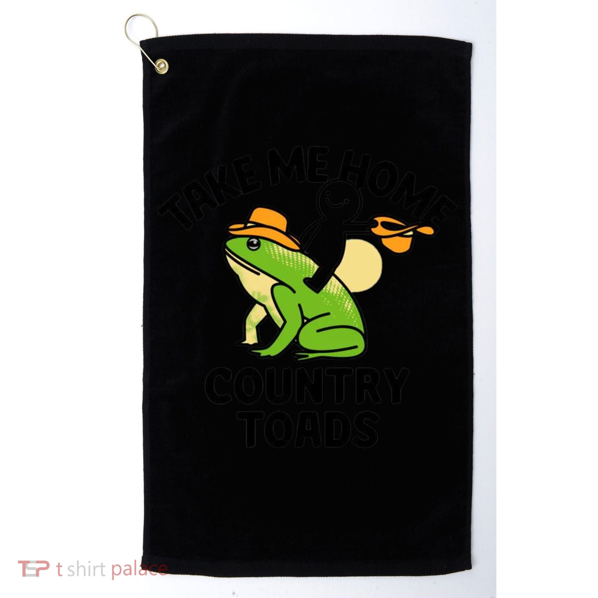 Take Me Home Country Toads Golf Towel