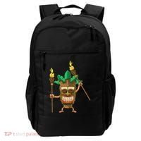 Tiki Man Hawaiian Summer Tropical Luau Party Backpack thumb 0