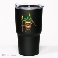 Tiki Man Hawaiian Summer Tropical Luau Party Tumbler thumb 0