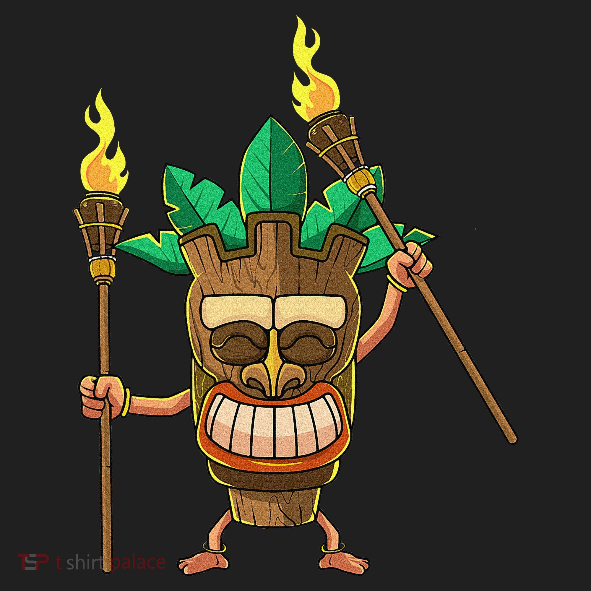Tiki Man Hawaiian Summer Tropical Luau Party Tumbler