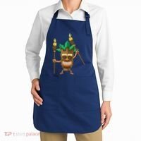 Tiki Man Hawaiian Summer Tropical Luau Party Apron thumb 2