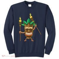 Tiki Man Hawaiian Summer Tropical Luau Party Sweatshirt thumb 0