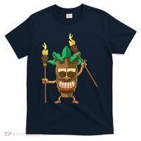 Tiki Man Hawaiian Summer Tropical Luau Party T-Shirt thumb 0