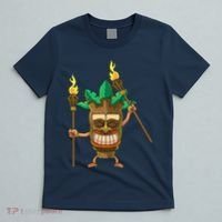 Tiki Man Hawaiian Summer Tropical Luau Party T-Shirt thumb 5