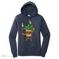 Tiki Man Hawaiian Summer Tropical Luau Party Women's Hoodie thumb 0