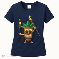 Tiki Man Hawaiian Summer Tropical Luau Party Women's T-Shirt thumb 0