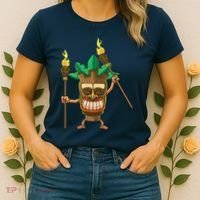 Tiki Man Hawaiian Summer Tropical Luau Party Women's T-Shirt thumb 2