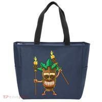 Tiki Man Hawaiian Summer Tropical Luau Party Tote Bag thumb 0