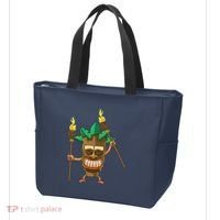 Tiki Man Hawaiian Summer Tropical Luau Party Tote Bag thumb 3