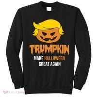 Trumpkin Make Halloween Great Again Funny Pro Trump Sweatshirt thumb 0