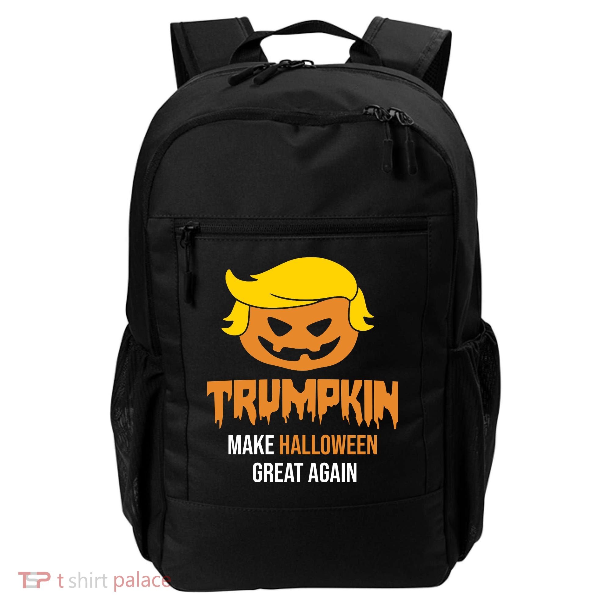 Trumpkin Make Halloween Great Again Funny Pro Trump Backpack