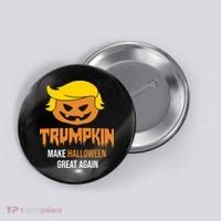 Trumpkin Make Halloween Great Again Funny Pro Trump Button thumb 0
