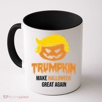 Trumpkin Make Halloween Great Again Funny Pro Trump Coffee Mug thumb 0