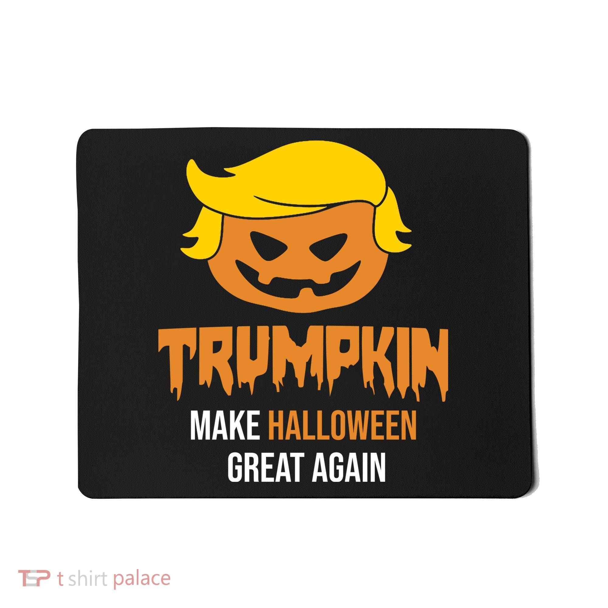 Trumpkin Make Halloween Great Again Funny Pro Trump Mousepad