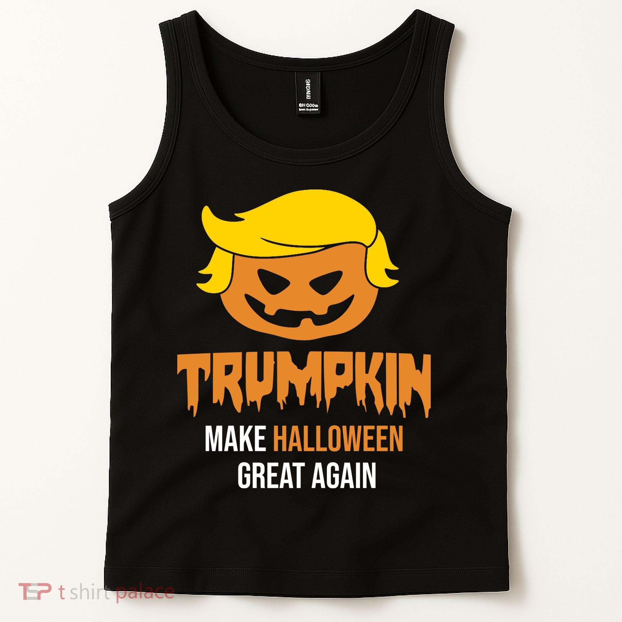 Trumpkin Make Halloween Great Again Funny Pro Trump Tank Top