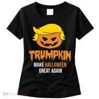 Trumpkin Make Halloween Great Again Funny Pro Trump Women's T-Shirt thumb 0