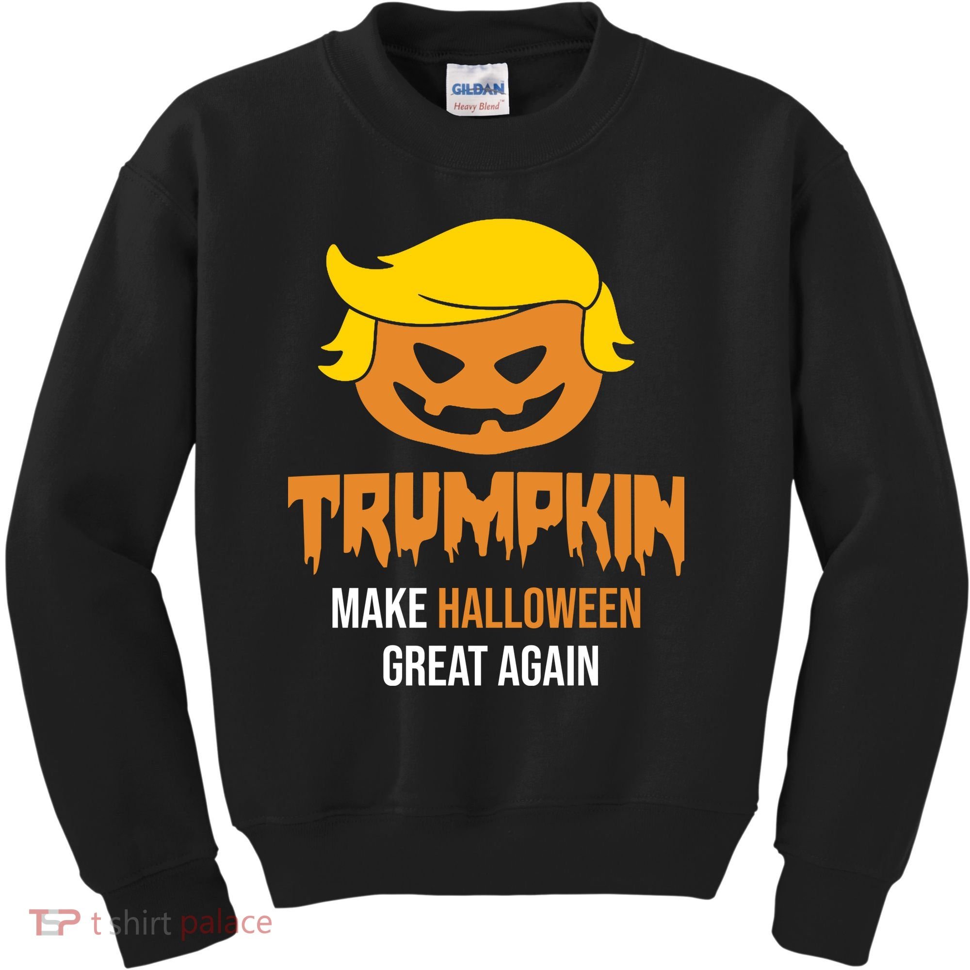 Trumpkin Make Halloween Great Again Funny Pro Trump Kids Sweatshirt
