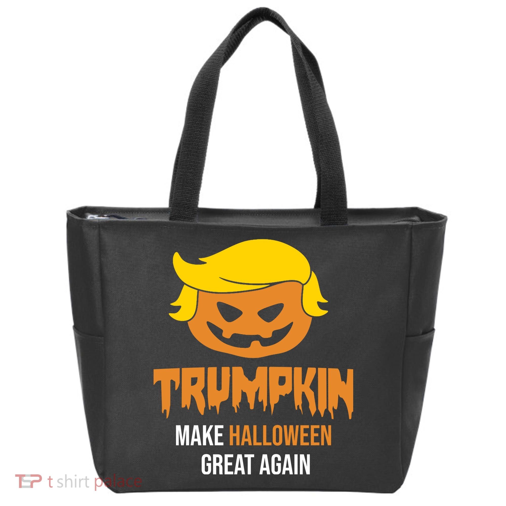 Trumpkin Make Halloween Great Again Funny Pro Trump Tote Bag