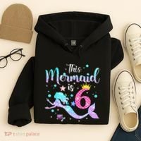 This Mermaid Is 6th Birthday Daughter Hoodie thumb 4