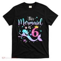 This Mermaid Is 6th Birthday Daughter T-Shirt thumb 0