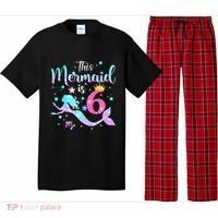 This Mermaid Is 6th Birthday Daughter Pajama Set thumb 0
