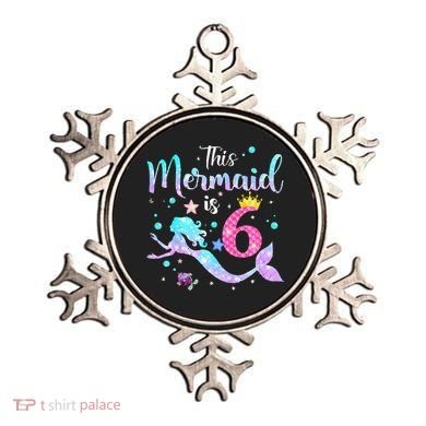 This Mermaid Is 6th Birthday Daughter Ornament