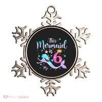 This Mermaid Is 6th Birthday Daughter Ornament thumb 0
