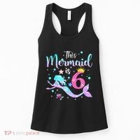 This Mermaid Is 6th Birthday Daughter Women's Tank Top thumb 0