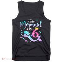 This Mermaid Is 6th Birthday Daughter Tank Top thumb 0
