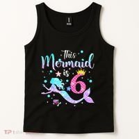 This Mermaid Is 6th Birthday Daughter Tank Top thumb 2