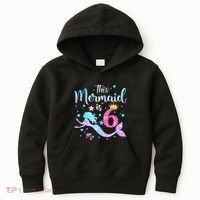 This Mermaid Is 6th Birthday Daughter Kids Hoodie thumb 0