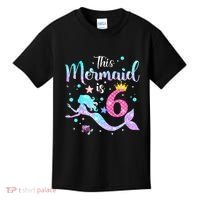 This Mermaid Is 6th Birthday Daughter Kids T-Shirt thumb 0