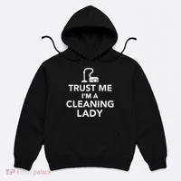 Trust Me IM A Cleaning Lady Hoodie thumb 0
