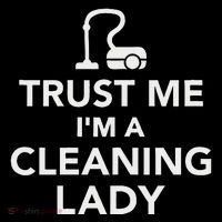 Trust Me IM A Cleaning Lady Women's Hoodie thumb 2