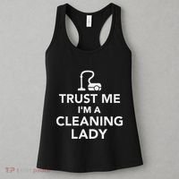 Trust Me IM A Cleaning Lady Women's Tank Top thumb 3