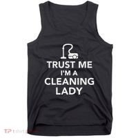 Trust Me IM A Cleaning Lady Tank Top thumb 0