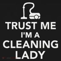 Trust Me IM A Cleaning Lady Kids Sweatshirt thumb 2