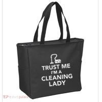 Trust Me IM A Cleaning Lady Tote Bag thumb 2