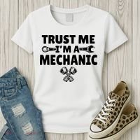 Trust Me I'm A Bike Mechanic Women's T-Shirt thumb 3