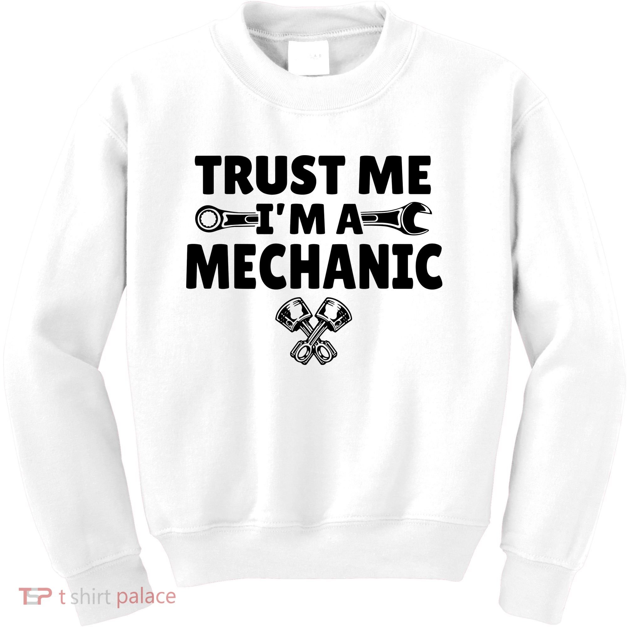 Trust Me I'm A Bike Mechanic Kids Sweatshirt