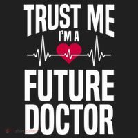 Trust Me I'm A Future Doctor Funny Medical School Gift Beanie thumb 2