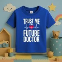 Trust Me I'm A Future Doctor Funny Medical School Gift Toddler T-Shirt thumb 3
