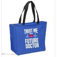 Trust Me I'm A Future Doctor Funny Medical School Gift Tote Bag thumb 2