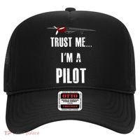 Trust Me I'm A Pilot Funny Aviation Flying Gift Hat thumb 0