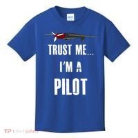 Trust Me I'm A Pilot Funny Aviation Flying Gift Kids T-Shirt thumb 0