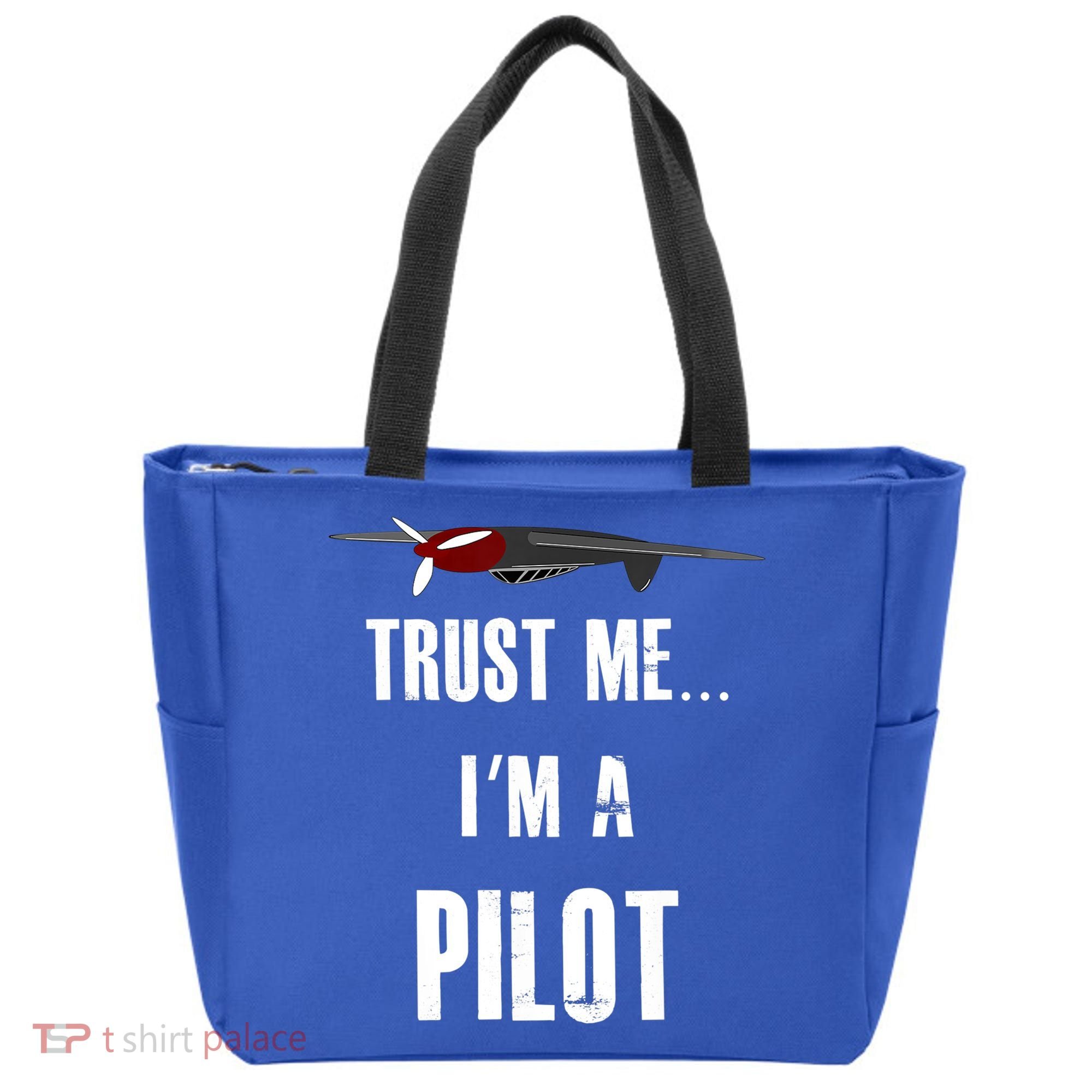 Trust Me I'm A Pilot Funny Aviation Flying Gift Tote Bag