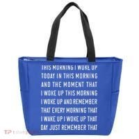 This Morning I Woke Up Today Funny Trending Meme Tote Bag thumb 0