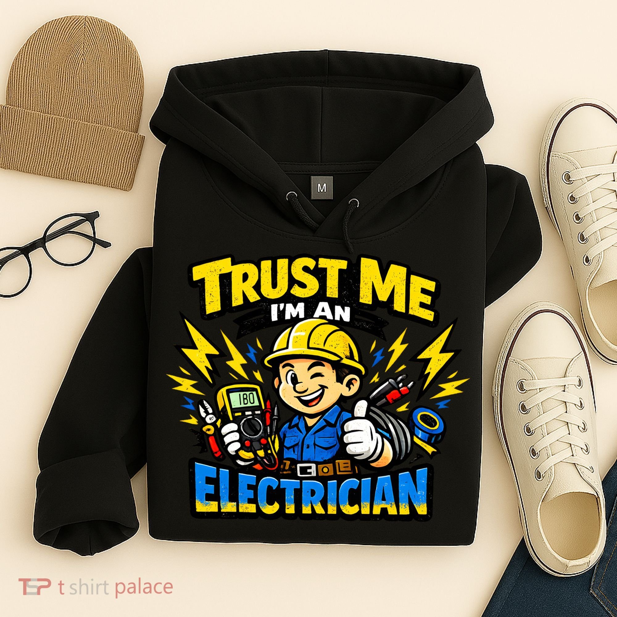 Trust Me I Am An Electrician Hoodie