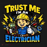 Trust Me I Am An Electrician Sweatshirt thumb 3