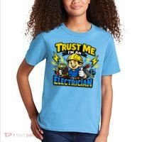 Trust Me I Am An Electrician Kids T-Shirt thumb 2
